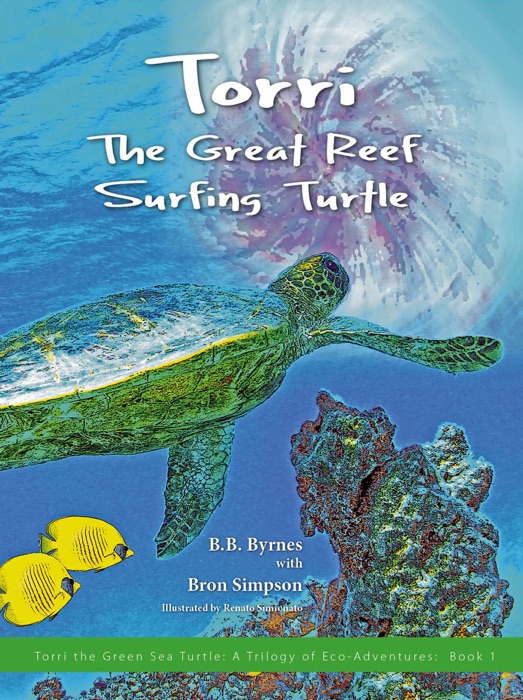 Torri the Great Reef Surfing Turtle