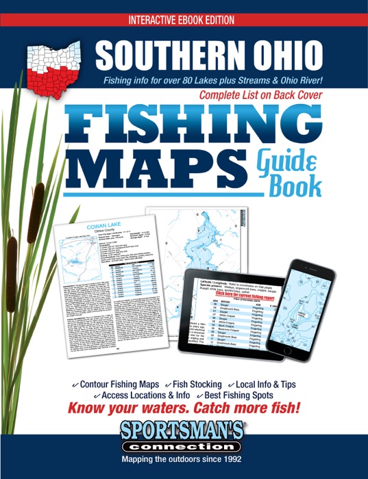 Southern Ohio Fishing Maps Guide Book