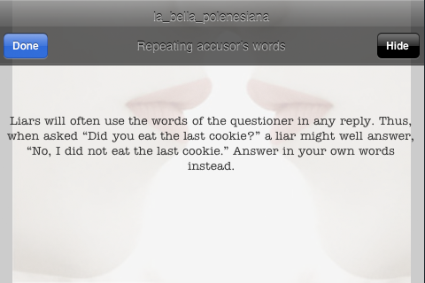 Liar's Guide screenshot 3