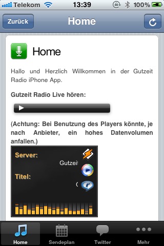 Gutzeit Radio - App