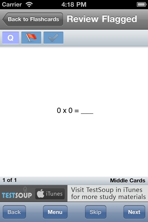 Basic Multiplication Facts Flashcards screenshot-4