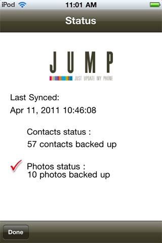 JUMP Mobile Backup