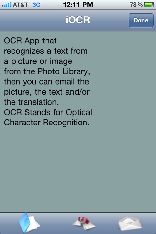 iOCR Optical Character Recognition