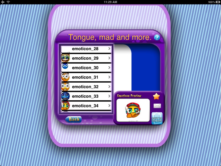 Animated Emoticons for Email and Clipboard Lite screenshot-3