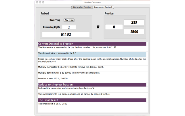 Fractions/Decimals Calcualtor(圖2)-速報App