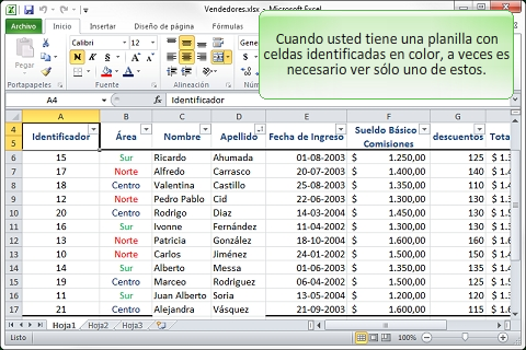 Curso de Excel 2010 - Filtros por Color(圖2)-速報App