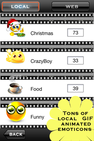 ASCII Animation + 3D Emoticons for MMS Text Messaging(FREE) screenshot 3