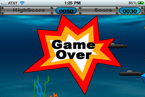 Submarine Game HD Lite screenshot 4