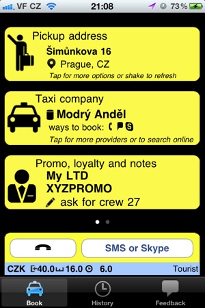 Taxican. SMS, Skype & Phone taxi booking