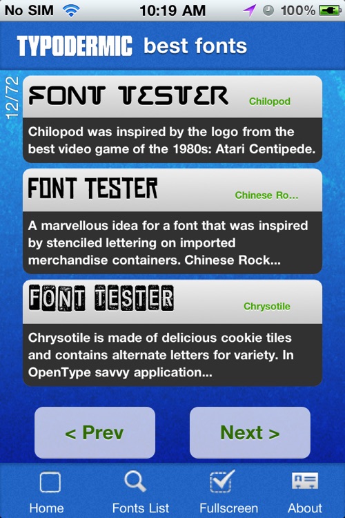 Best Fonts TD