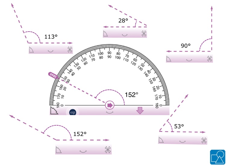 protractor tool by classroom complete press ltd