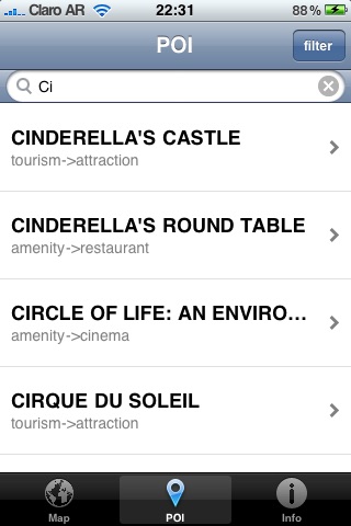 Walt Disney Word Offline Map screenshot-3