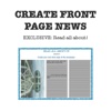 Create Front Page News