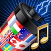 Battery App Flags & Anthems with Photo Import