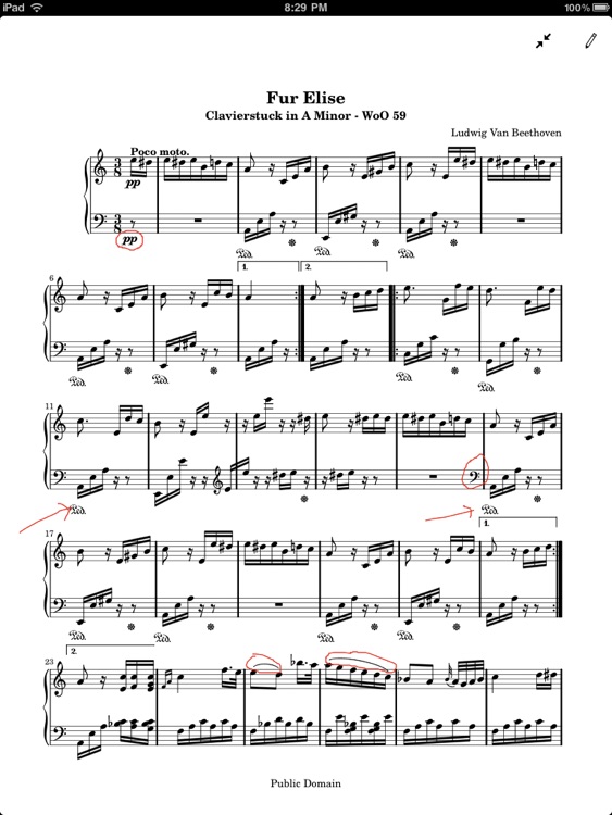 PDF Sheet Music Reader