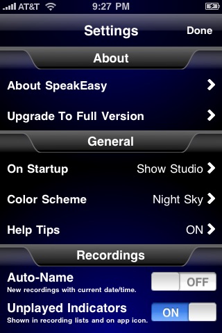 SpeakEasy Voice Recorder Lite screenshot-4