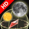 3D Sun&Moon Compass HD for iPad2 (Gyroscope enabled)