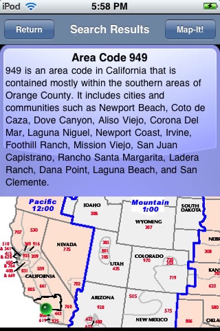 Area Code Info