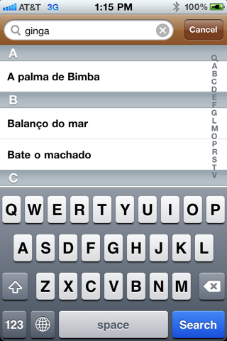 Capoeira Songs screenshot1