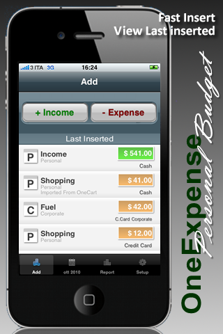 OneExpense LT (Dropbox Expense Tracker) screenshot 4