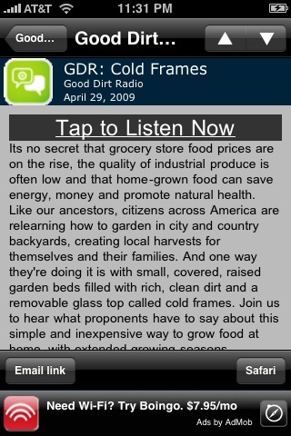 GreenSpot Lite (Sustainable, Renewable, Green -  podcasts, news, tips) screenshot-3