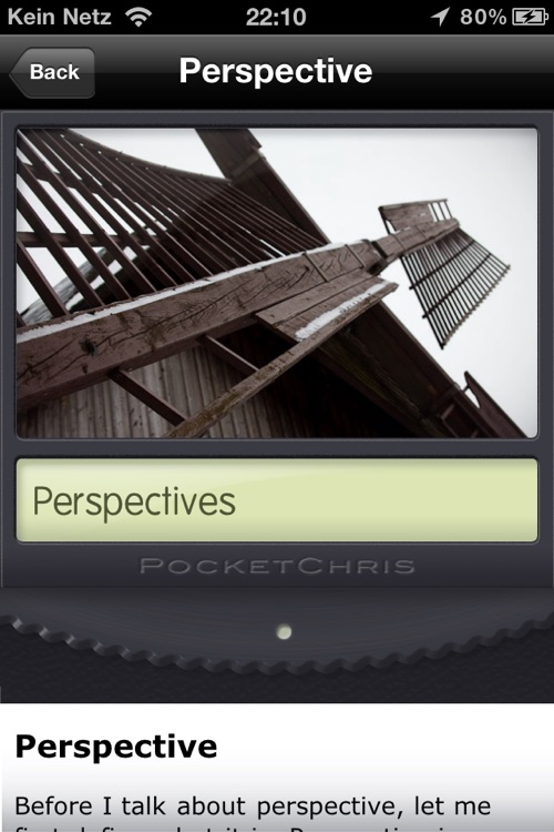 PocketChris Advanced Photography I screenshot-3