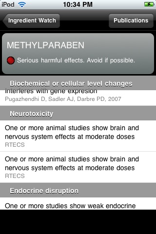 Ingredient Watch -  Unlock the mystery behind the chemicals in your health and beauty products screenshot-3