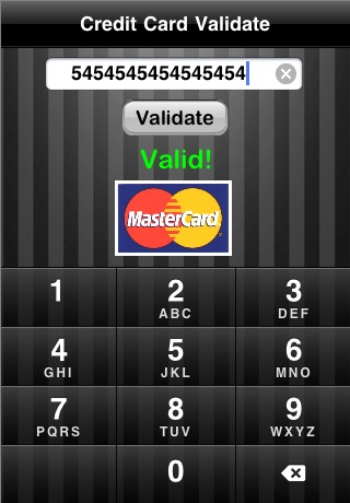Credit Card Validate