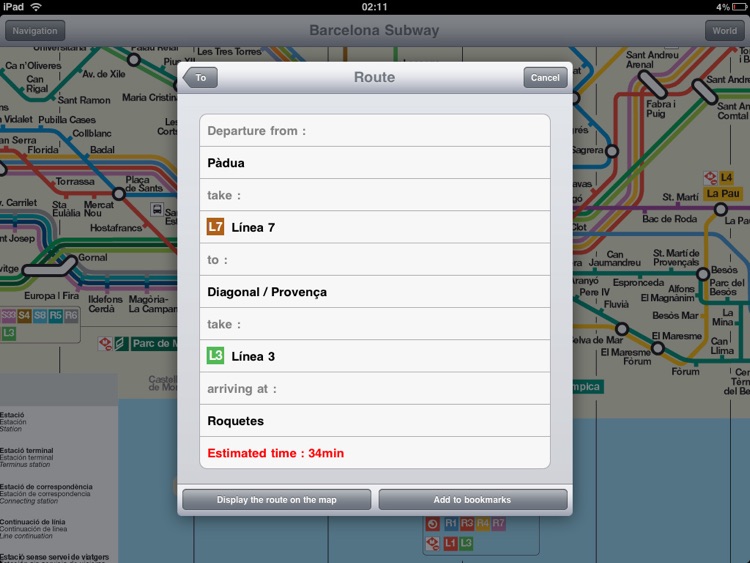 Barcelona Subway for iPad