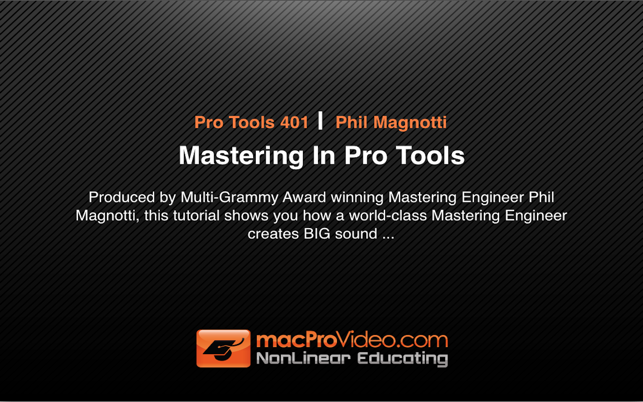 Course For Mastering In Pro Tools(圖1)-速報App