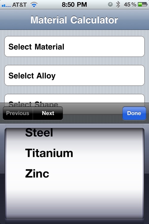 Material Calculator Metal And Materials screenshot-4