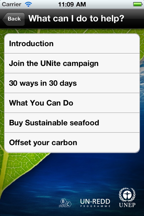 UNEP Carbon Calculator