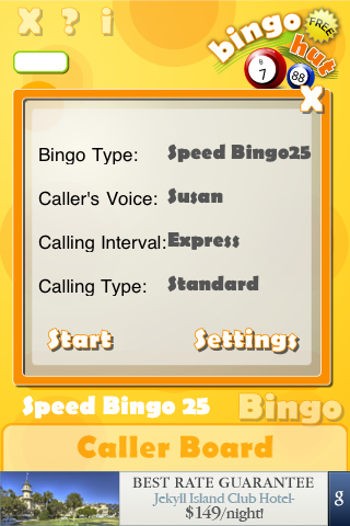 Bingo Hut Free screenshot 2