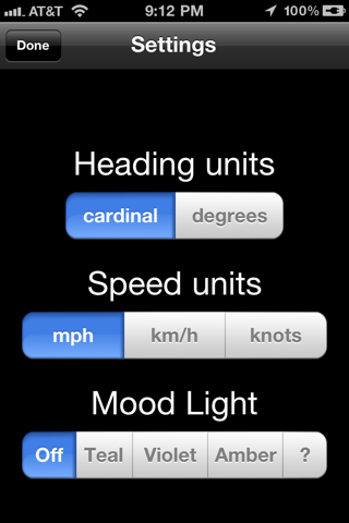 Mood Light Speedometer screenshot 2