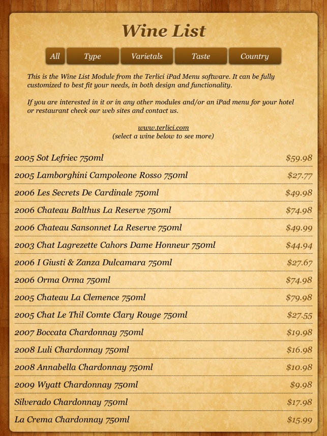 Wine List Menu(圖2)-速報App