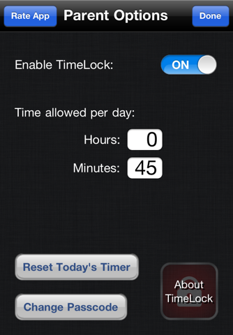 TimeLock - Time Limit for Parents screenshot 2