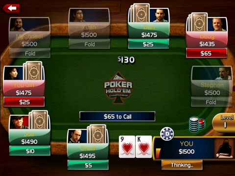 Poker: Hold'em Championship HD screenshot 3
