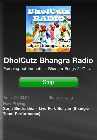 DholCutz Bhangra Radio screenshot 2