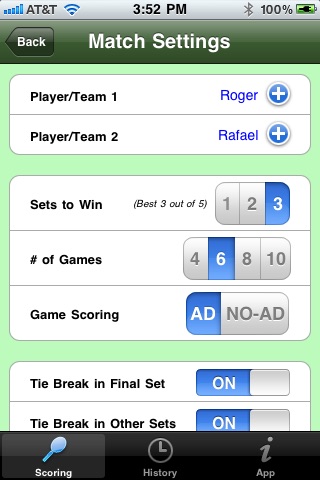 Tennis Tally