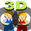 Easy Quiz for Kid (with 3D movie)