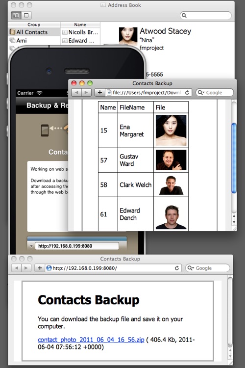 Contacts Air Backup (Backup, Restore, Export) screenshot-4