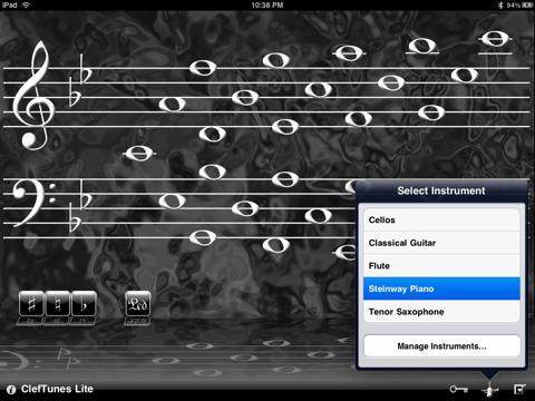 ClefTunes Lite for iPad screenshot 2