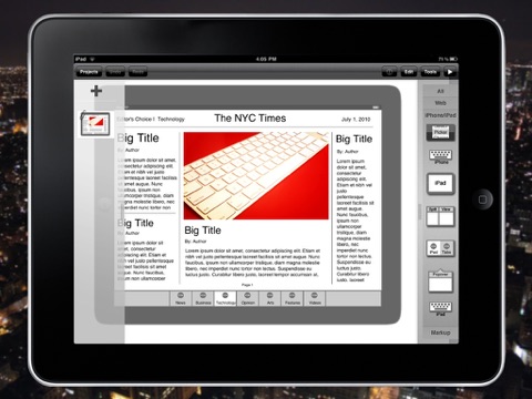 iMockups for iPad screenshot 2