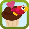 Parrot eats Cup Cakes - PreSchool Games