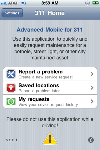 Advanced Mobile for 311