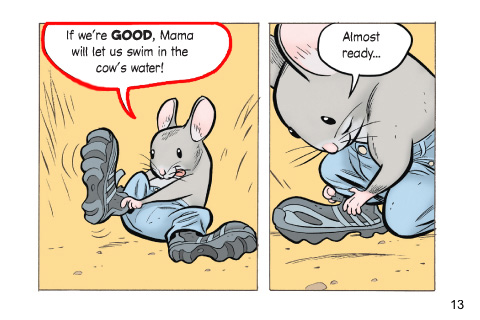 Little Mouse Gets Ready - Free TOON Book™ screenshot 4