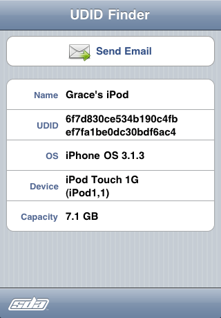 UDID Finder screenshot 2