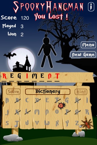 Spooky Hangman screenshot-3