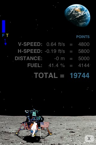EasyLander the Apollo 11 Lander Game screenshot-3
