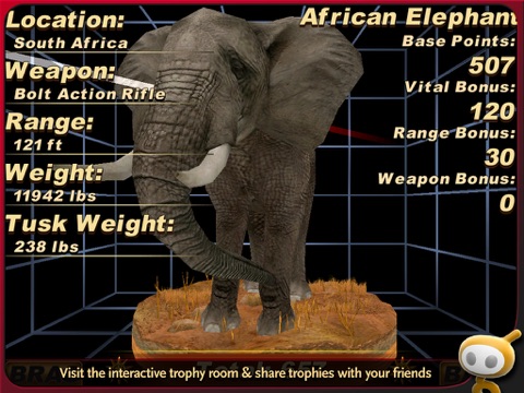 Deer Hunter: African Safari for iPadのおすすめ画像4